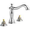 Cassidy Two-handle Wide Spread Lavatory W/ Metal Pop-up - Chrome