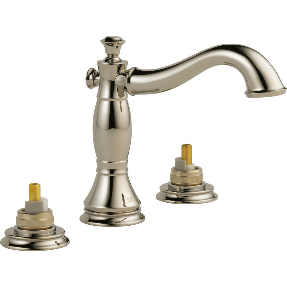Cassidy Two-handle Wide Spread Lavatory W/ Metal Pop-up - Polished Nickel