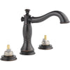 Cassidy Two-handle Wide Spread Lavatory W/ Metal Pop-up - Venetian Bronze