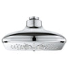 Grohe Rainshower SmartActive Shower Head, 6-1/2" - 3 Sprays, 1.75 GPM (6.6 L/min)