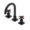 Rubinet Widespread Lav. Set. (less drain) Matt Black