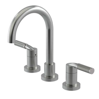 Rubinet Widespread Lav. Set. (less drain) Satin Nickel