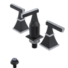 Rubinet Bidet Fitting with Spray, Diverter, and Vacum Breaker (Less Drain) Matt Black