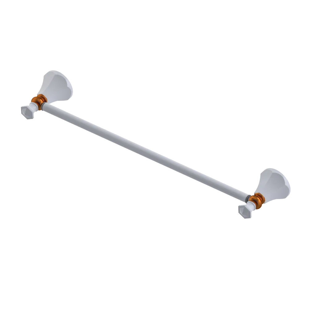 Rubinet Towel Bar 18" White