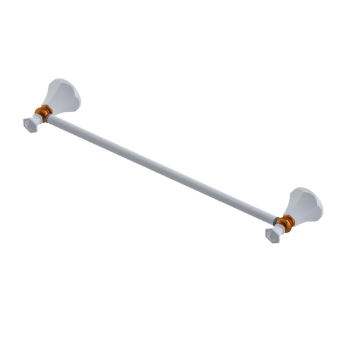 Rubinet Towel Bar 18" White