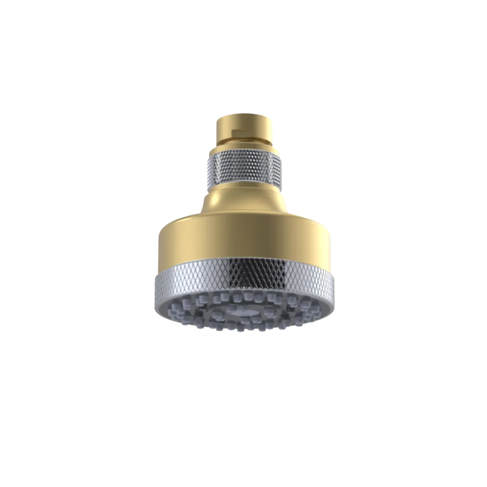 Rubinet 3 FUNCTION SHOWER HEAD Satin Brass