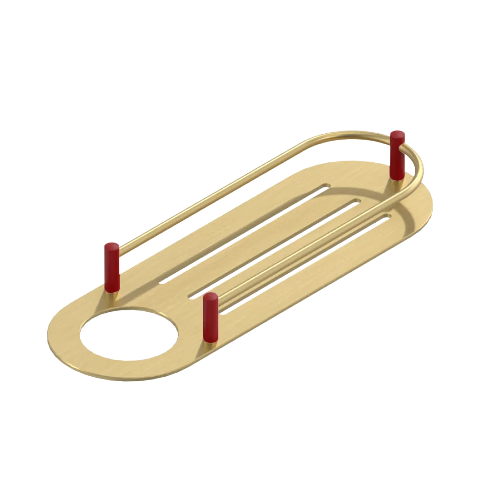 Rubinet Shelf Only Satin Brass