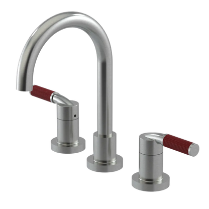 Rubinet Widespread Lav. Set. (less drain) Satin Nickel