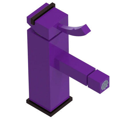 Rubinet Single Control Bidet Fitting (less drain) Purple Haze
