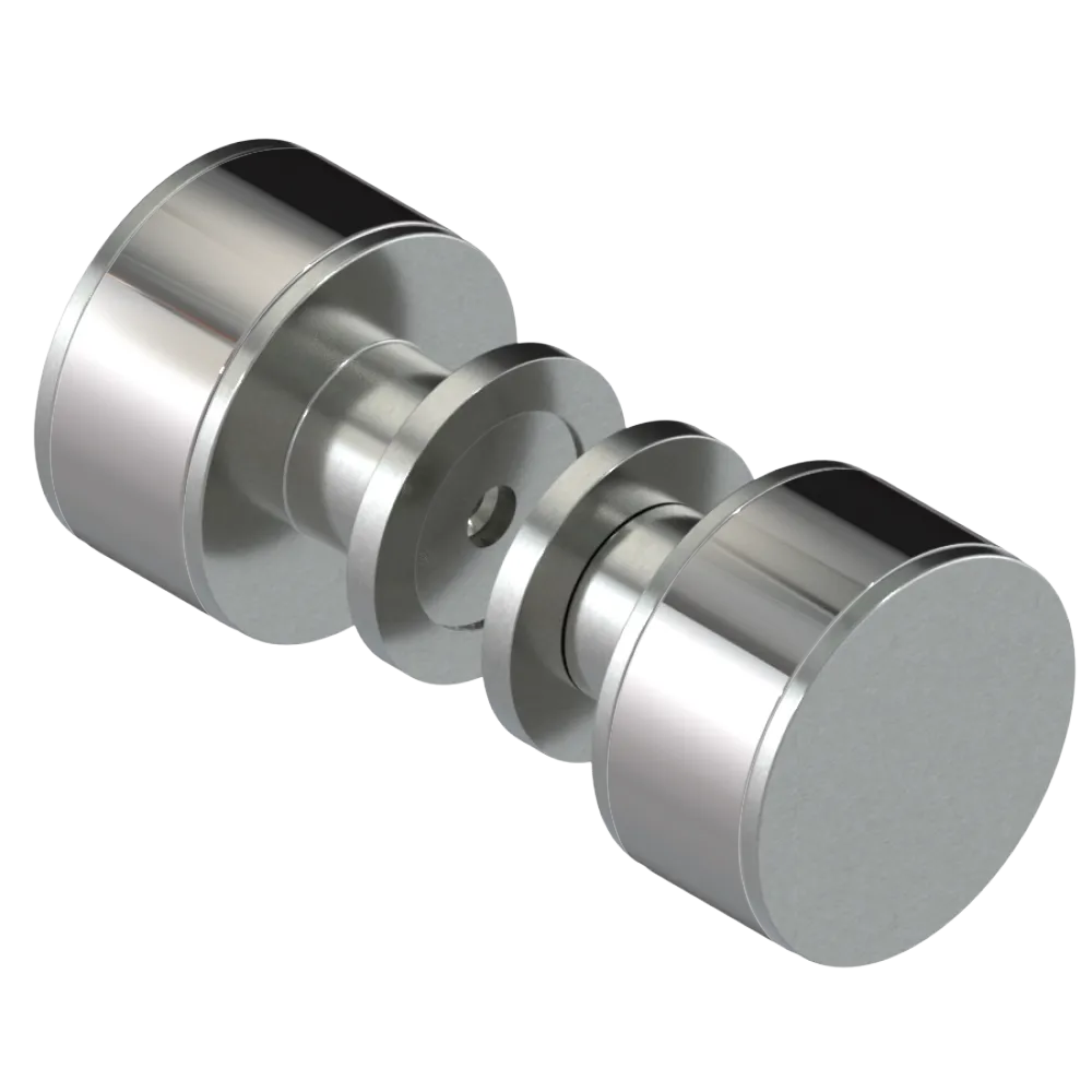 Rubinet Shower Door Knob (set) Satin Nickel