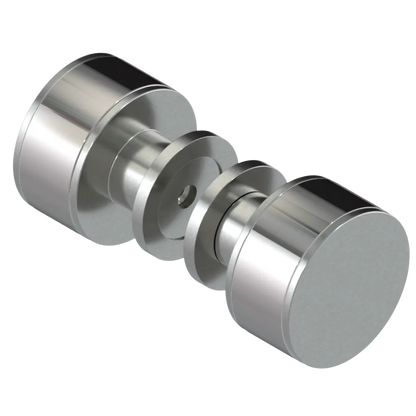 Rubinet Shower Door Knob (set) Satin Nickel