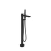 Baril Floor-mounted tub filler with hand shower