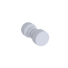 Rubinet Shower Door Knob (set) White