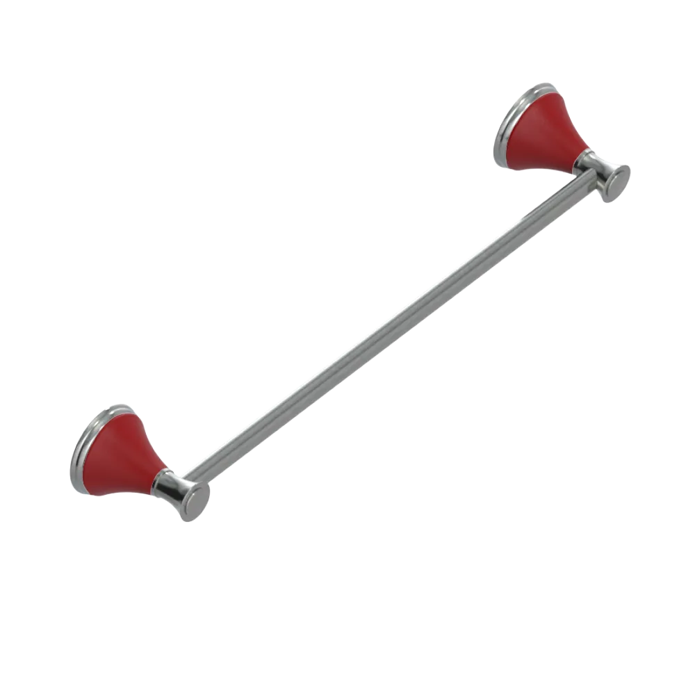Rubinet Towel Bar 18" Satin Nickel