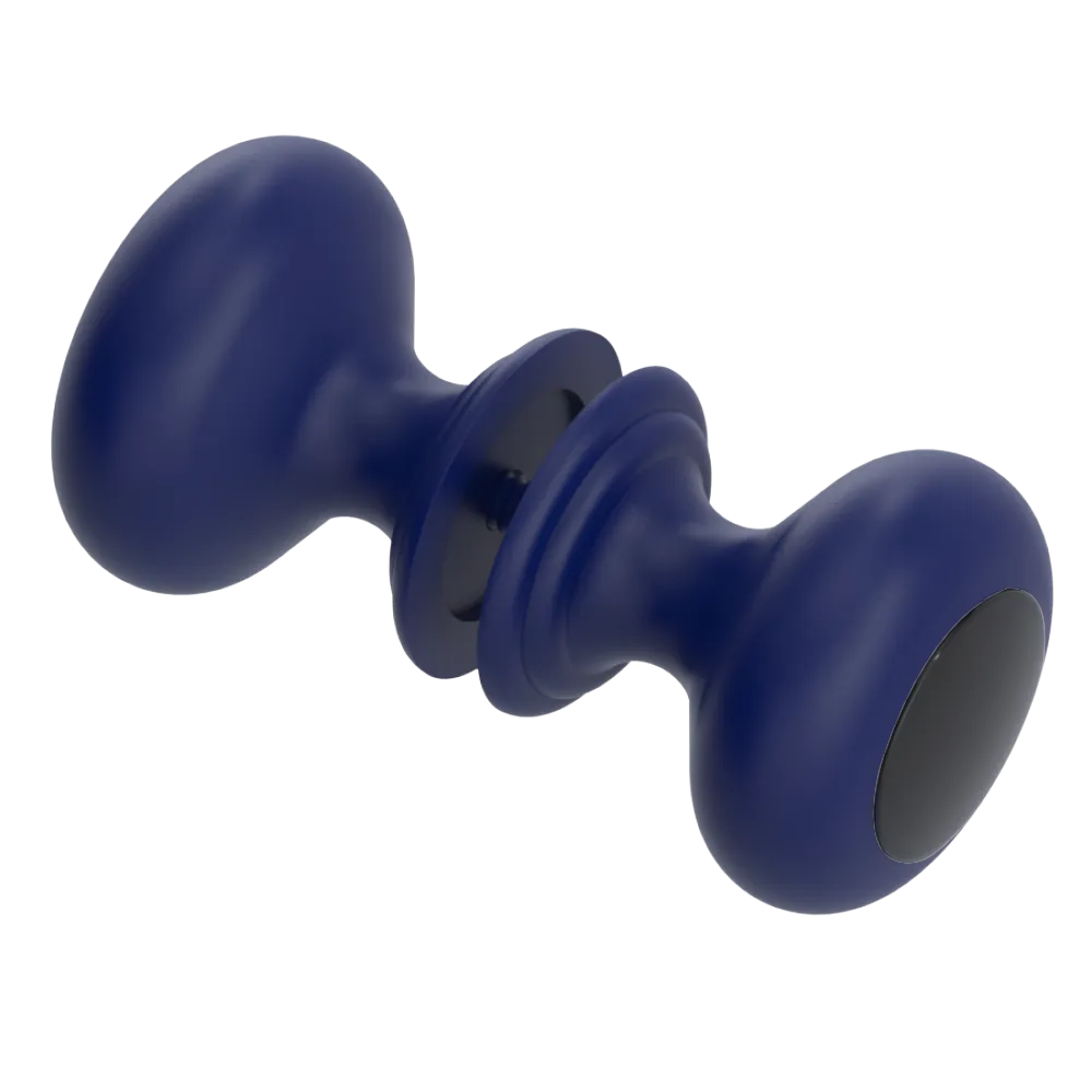 Rubinet Shower Door Knob (set) Midnight Blue