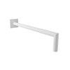 Baril 16" wall-mounted shower arm, square flange