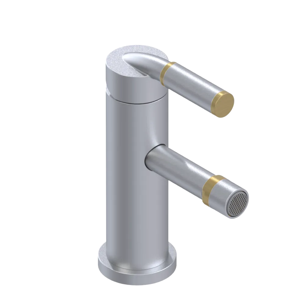 Rubinet Single Control Bidet Fitting (less drain) Satin Chrome