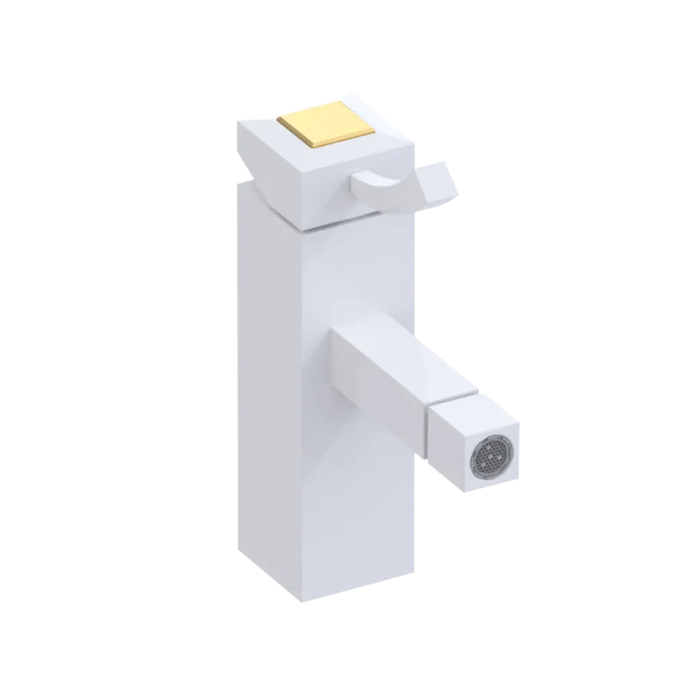 Rubinet Single Control Bidet Fitting (less drain) White