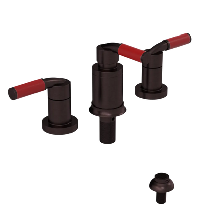 Rubinet Bidet Fitting with Spray, Diverter, and Vacuum Breaker (less drain) Tuscan Brass