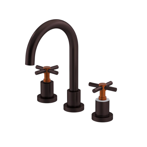 Rubinet Widespread Lav. Set. (less drain) Oil Rubbed Bronze