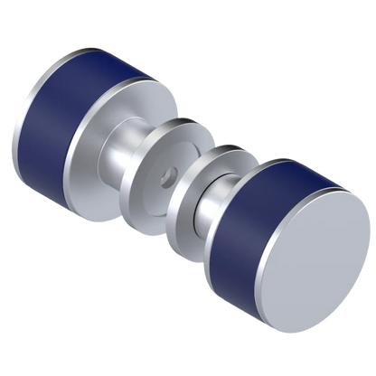 Rubinet Shower Door Knob (set) Satin Chrome