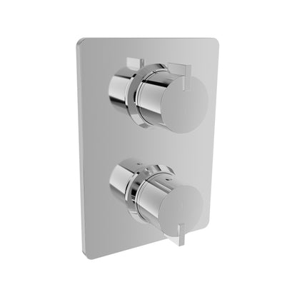 Baril Complete thermostatic pressure balanced shower valve with 2-way diverter