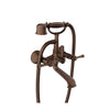 Baril Wall-mounted tub faucet with hand shower