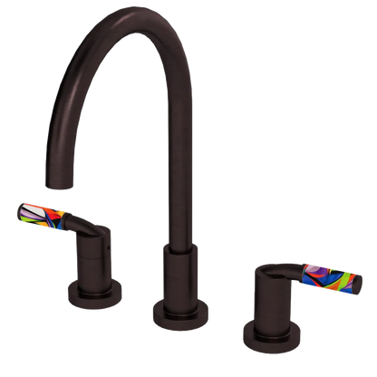 Rubinet Widespread Kitchen Set Oil Rubbed Bronze