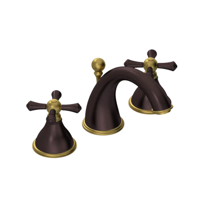 Rubinet Widespread Lav. Set. (less drain) Oil Rubbed Bronze
