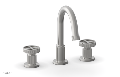 DUSTRIE Widespread Faucet - Cross Handle - Grooved 370-01
