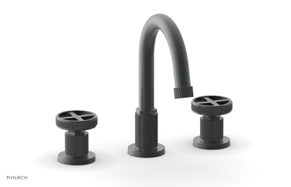 DUSTRIE Widespread Faucet - Cross Handle - Grooved 370-01