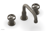 DUSTRIE Widespread Faucet - Cross Handle - Grooved 370-03