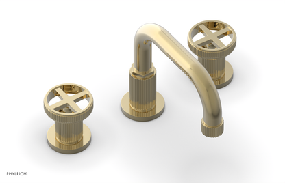 DUSTRIE Widespread Faucet - Cross Handle - Grooved 370-03