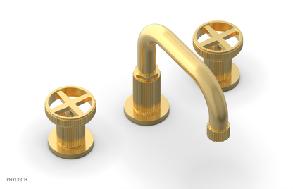 DUSTRIE Widespread Faucet - Cross Handle - Grooved 370-03
