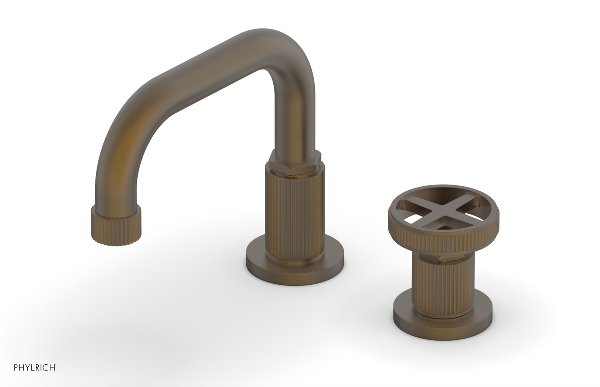 DUSTRIE Single Handle Faucet - Low Spout - Cross Handle 370-07