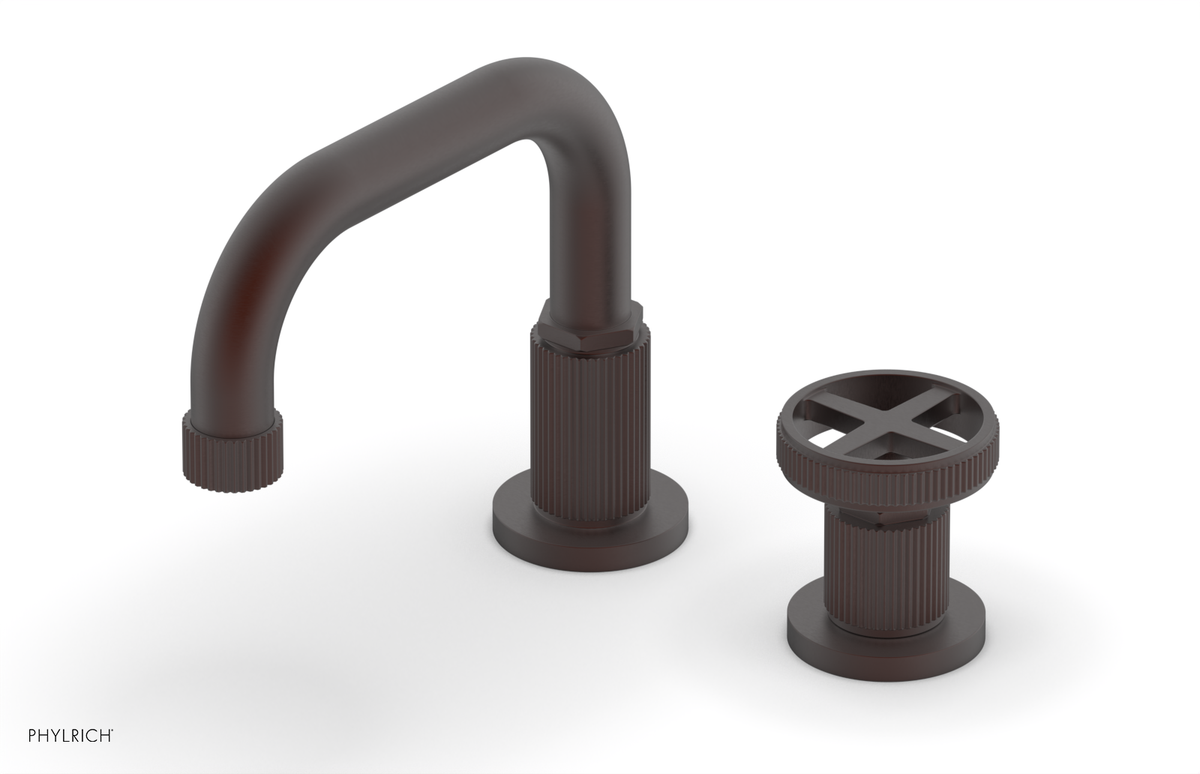 DUSTRIE Single Handle Faucet - Low Spout - Cross Handle 370-07