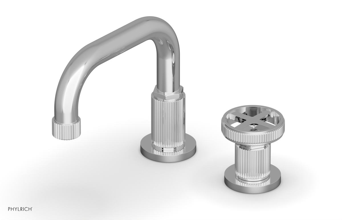 DUSTRIE Single Handle Faucet - Low Spout - Cross Handle 370-07