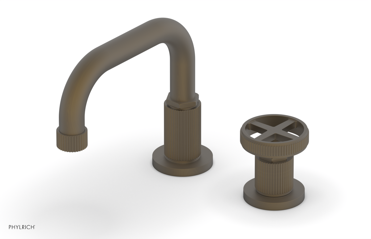 DUSTRIE Single Handle Faucet - Low Spout - Cross Handle 370-07