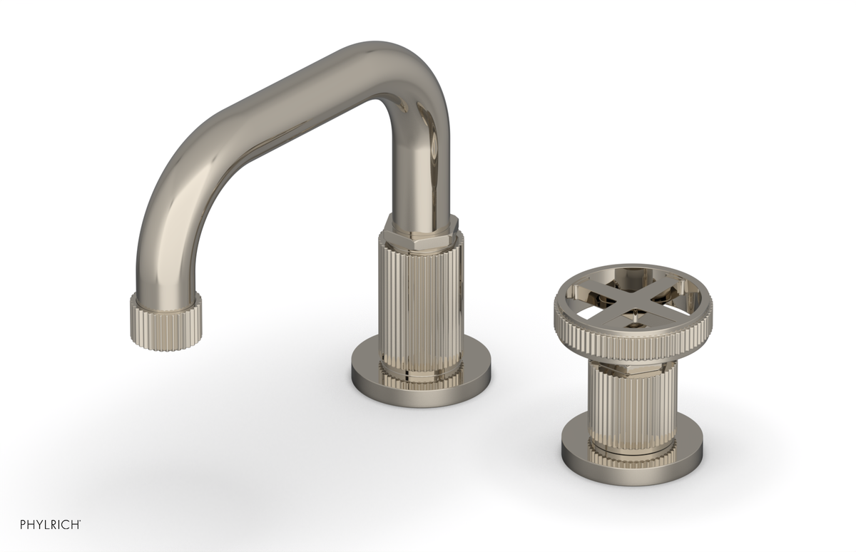 DUSTRIE Single Handle Faucet - Low Spout - Cross Handle 370-07