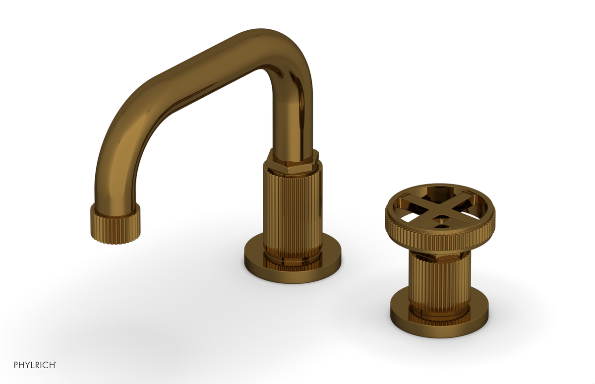 DUSTRIE Single Handle Faucet - Low Spout - Cross Handle 370-07