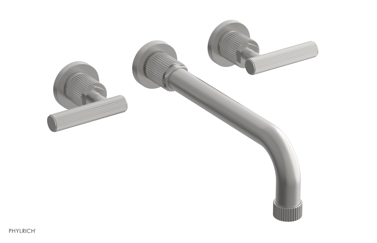 DUSTRIE - Wall Tub Set - 10" Spout - Lever Handles - Grooved 370-57-10