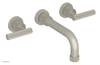 DUSTRIE - Wall Tub Set - 7 5/8" Spout - Lever Handles - Grooved 370-57