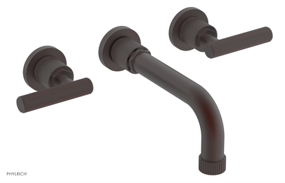 DUSTRIE - Wall Tub Set - 7 5/8" Spout - Lever Handles - Grooved 370-57