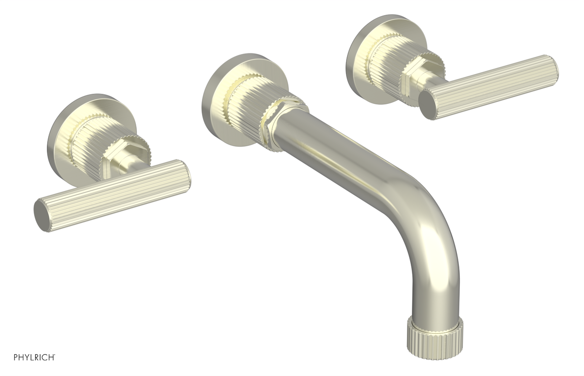 DUSTRIE - Wall Tub Set - 7 5/8" Spout - Lever Handles - Grooved 370-57