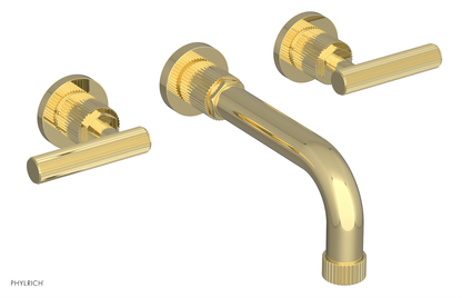 DUSTRIE - Wall Tub Set - 7 5/8" Spout - Lever Handles - Grooved 370-57