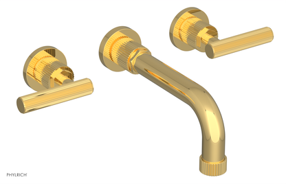 DUSTRIE - Wall Tub Set - 7 5/8" Spout - Lever Handles - Grooved 370-57