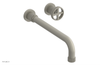 DUSTRIE Single Handle Wall Lavatory Set - 12" Spout - Grooved 370-15-12