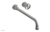 DUSTRIE Single Handle Wall Lavatory Set - 14" Spout - Grooved 370-15-14