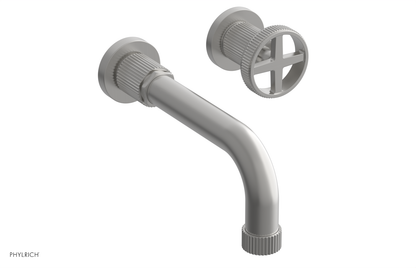 DUSTRIE Single Handle Wall Lavatory Set - 7 5/8" Spout - Grooved 370-15