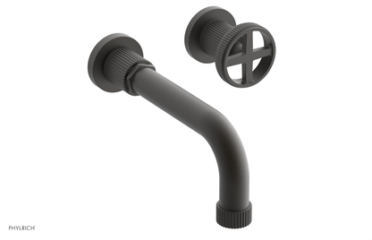 DUSTRIE Single Handle Wall Lavatory Set - 7 5/8" Spout - Grooved 370-15